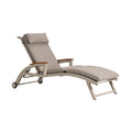 "Adjustable Outdoor Chaise Lounge with Cushioned Comfort"