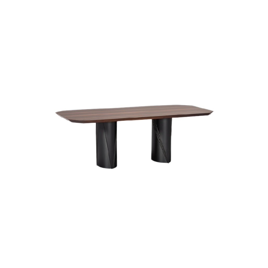 Sleek Modern Dining Table with Distinctive Base Design